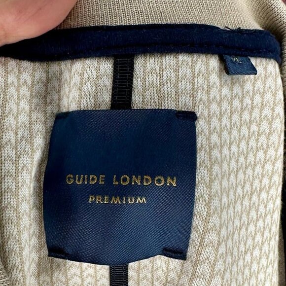 NWT Guide London Premium Two Tone 2-Button Pollo Beige/Tan Size XL - Picture 6 of 12